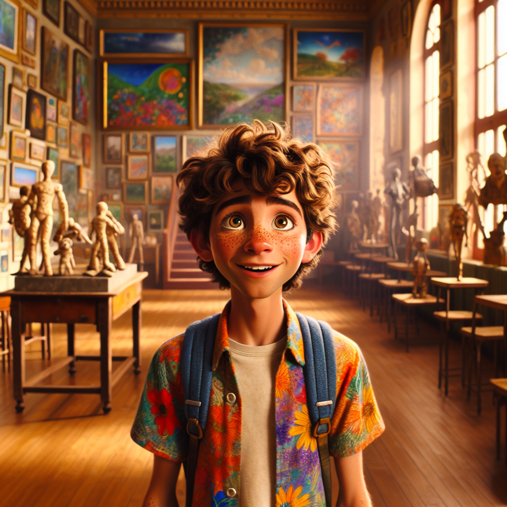 The Young Inventor's Art Class Adventure
